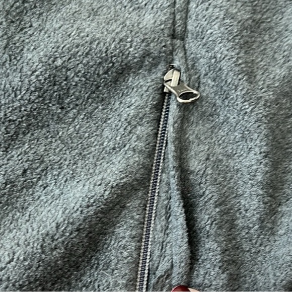 Columbia boy’s fleece jacket. Size L (14-16). Gray. - Picture 4 of 5